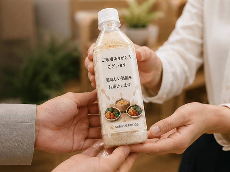 持ち運びやすいボトル形状とお米で「ちょっと良い品」PeboRa(ペットボトルライス)
